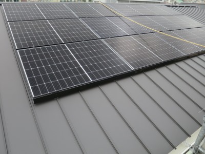 太陽光発電パネル設置