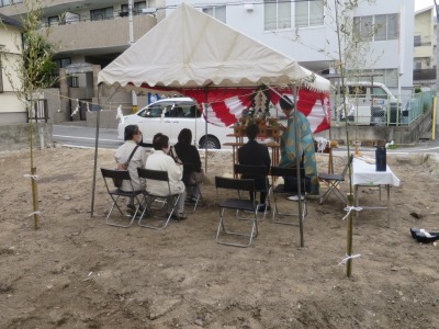 神戸市灘区で地鎮祭
