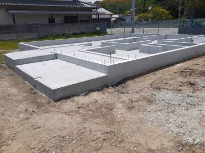 基礎工事完了