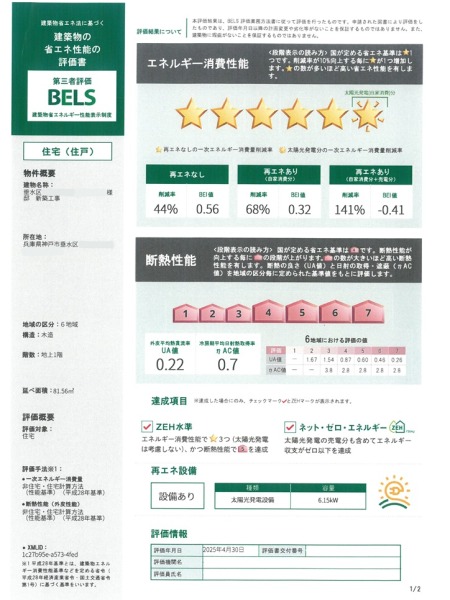 BELSによる証明書
