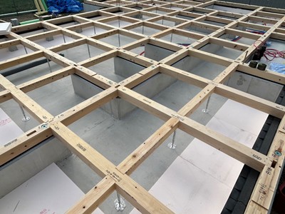 明石市で土台敷き