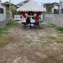 神戸市須磨区S様邸の地鎮祭