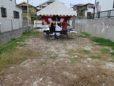 神戸市須磨区S様邸の地鎮祭