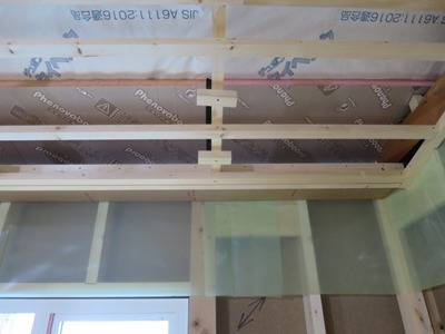 屋根吹込み断熱補強