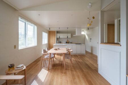 芦屋の注文住宅,海外インテリアの2Fリビング