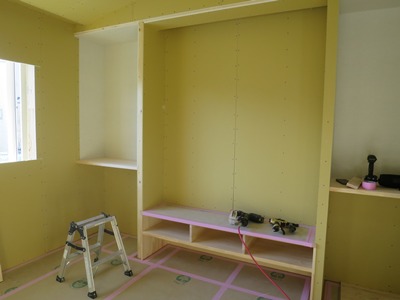 造作テレビ台収納