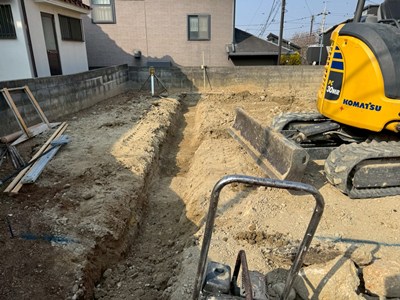 基礎掘削