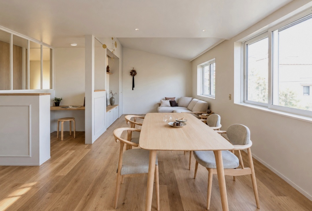 芦屋の木の家、注文住宅。防音室のある海外インテリアの家